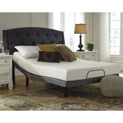 Pacchetto materasso king size Signature Design by Ashley Chime da 8 pollici in memory foam bianco, 2 pezzi