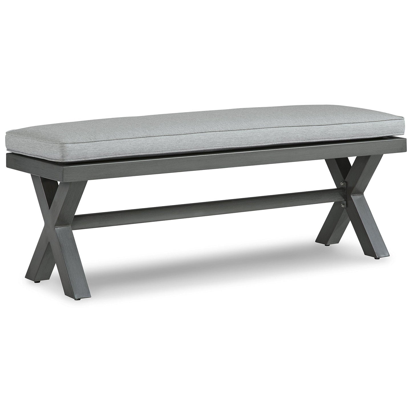 Pacchetto da pranzo per esterni Signature Design by Ashley Elite Park Gray da 6 pezzi - 80L x 42P x 29A