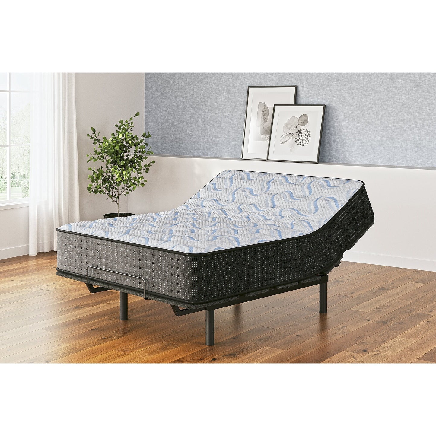 Materasso Signature Design by Ashley Elite Springs Plush Grey/Blue