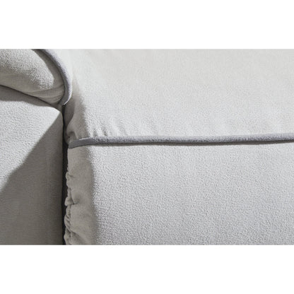 Divano componibile reclinabile elettrico Signature Design by Ashley Grafton Pike Gray a 3 pezzi - 116 L x 41 P x 43 A