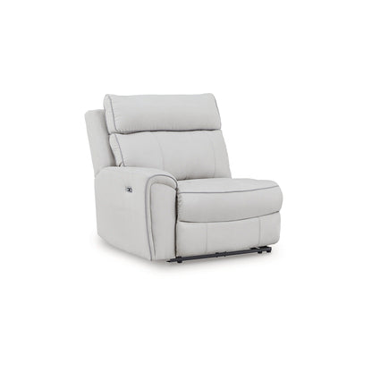 Divano componibile reclinabile elettrico Signature Design by Ashley Grafton Pike Gray a 3 pezzi - 116 L x 41 P x 43 A