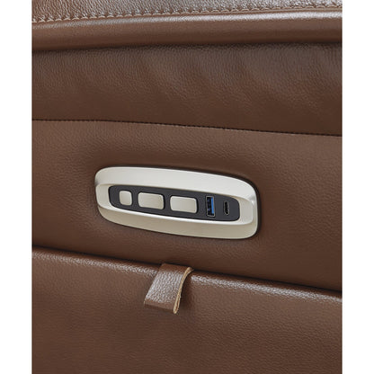 Divano reclinabile elettrico Signature Design by Ashley Healy Pier Brown - 89,25 L x 40 P x 42,25 A