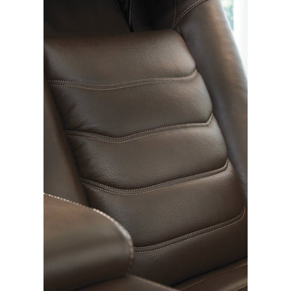 Poltrona reclinabile elettrica marrone ad alto impatto Signature Design by Ashley