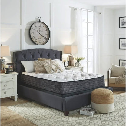 Materasso Signature Design by Ashley Limited Edition in peluche nero e grigio da 12 pollici