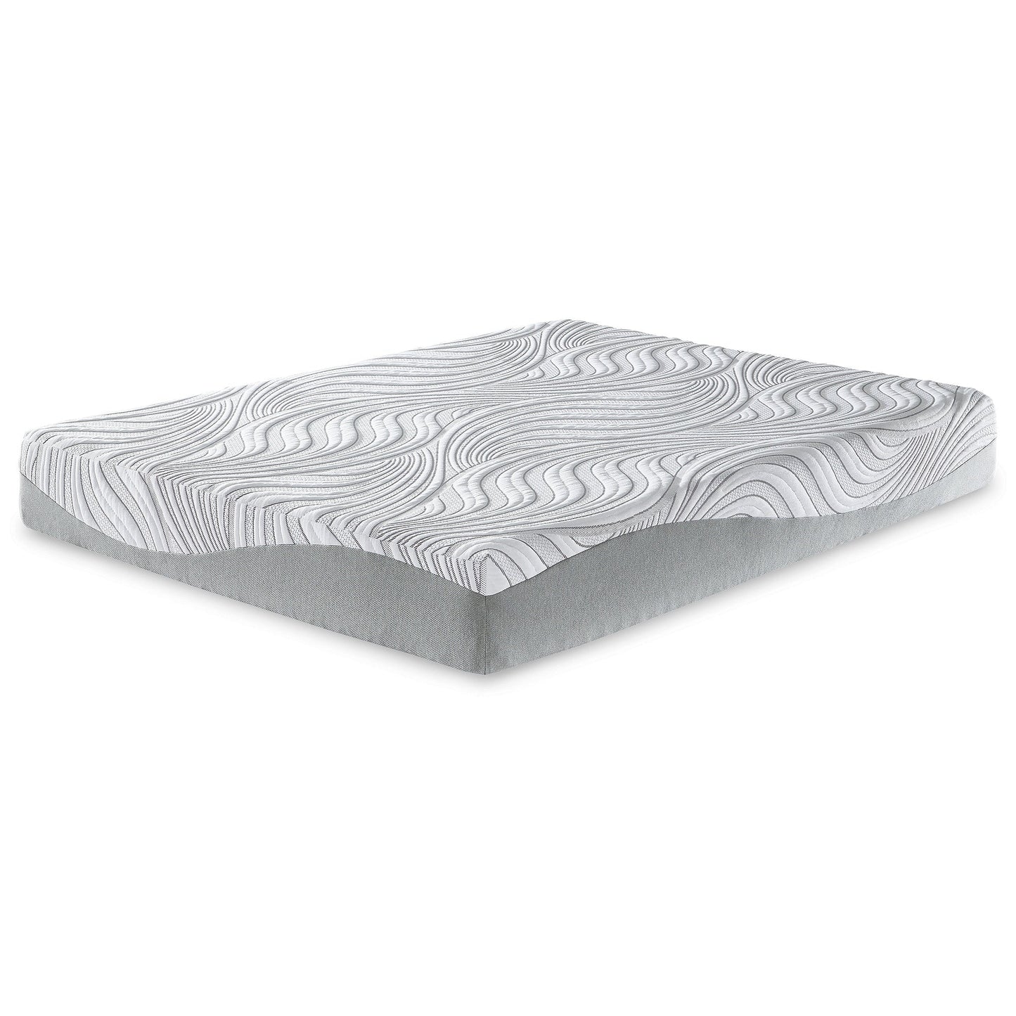 Materasso Signature Design by Ashley Memory Foam bianco da 10 pollici di media grandezza