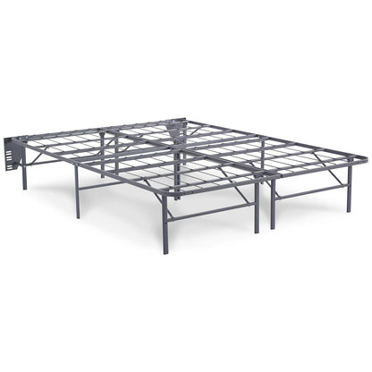 Pacchetto materasso king size Signature Design by Ashley Mt Dana Euro Top bianco/blu 2 pezzi