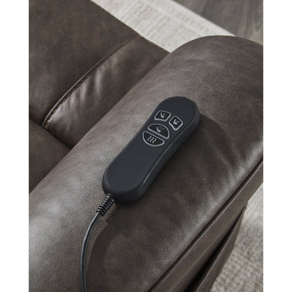 Poltrona reclinabile elettrica Signature Design by Ashley Oatman grigio scuro