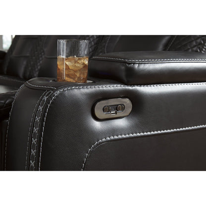 Poltrona reclinabile nera Signature Design by Ashley Party Time