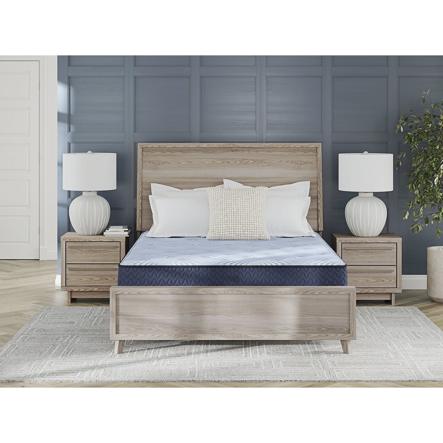 Materasso ibrido Signature Design by Ashley Peak 2.0 10 azzurro chiaro