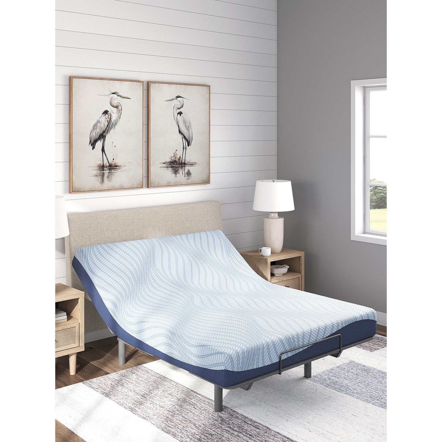 Materasso Signature Design by Ashley Peak 2.0 8 Memory Foam Azzurro