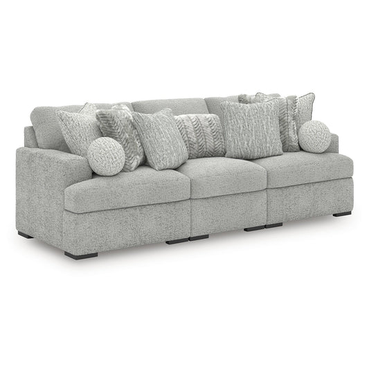 Divano componibile Signature Design by Ashley Snodoodle grigio a 3 pezzi - 113 L x 41 P x 40 A
