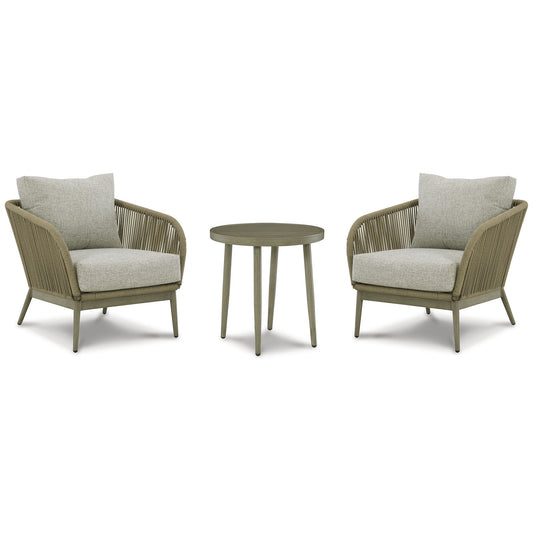 Pacchetto da esterno Signature Design by Ashley Swiss Valley Brown/Beige da 3 pezzi - 31,13 L x 34,13 P x 31,63 A