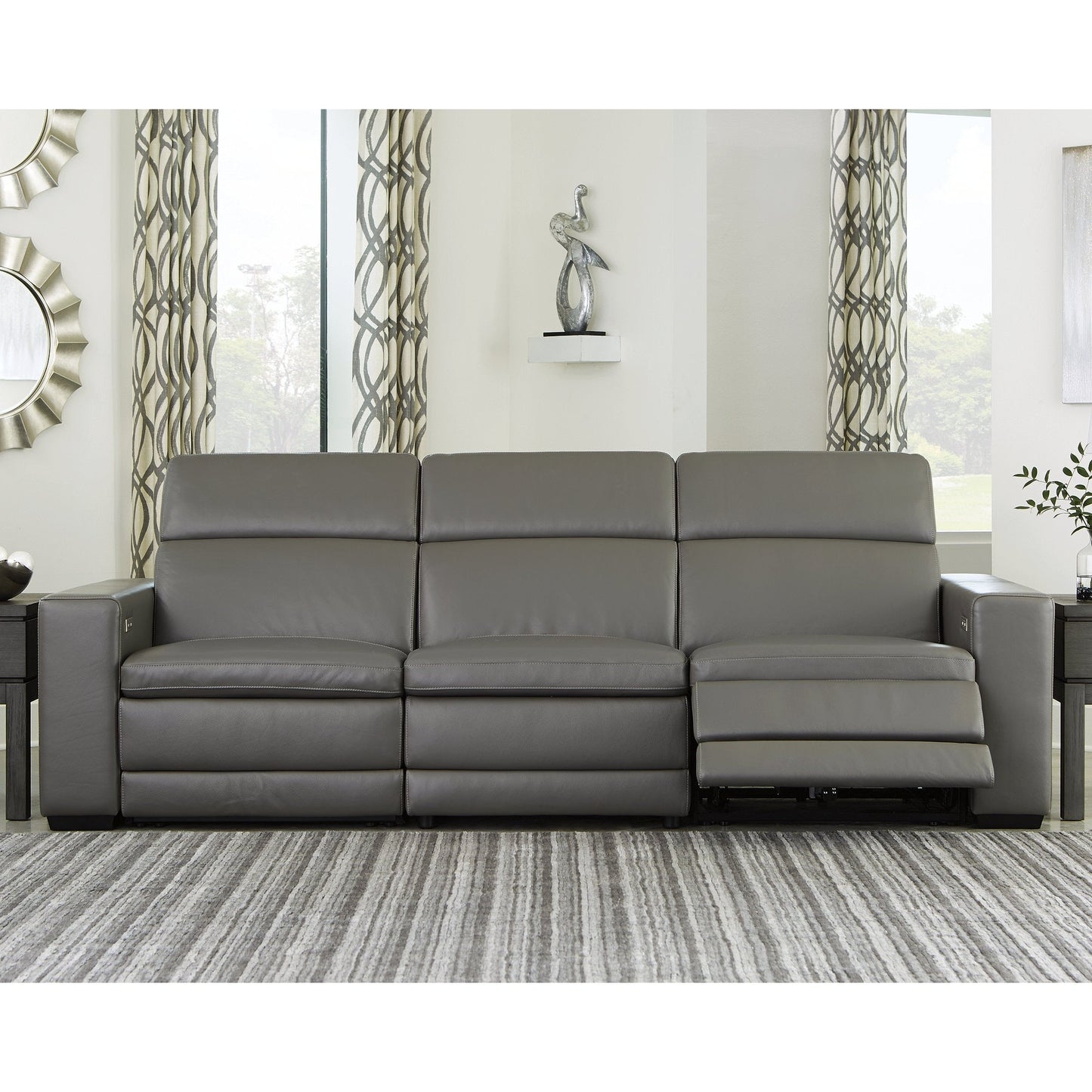Divano reclinabile elettrico Signature Design by Ashley Texline a 4 pezzi - 93L x 43P x 32A