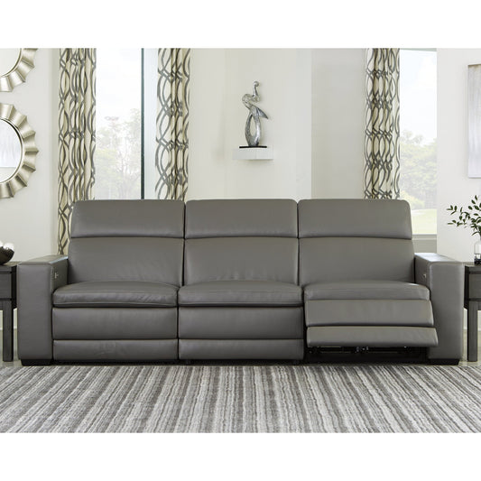 Divano reclinabile elettrico Signature Design by Ashley Texline a 4 pezzi - 93L x 43P x 32A