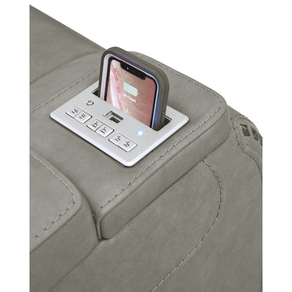 Pacchetto di rivestimenti in 3 pezzi grigio Man-Den Signature Design by Ashley