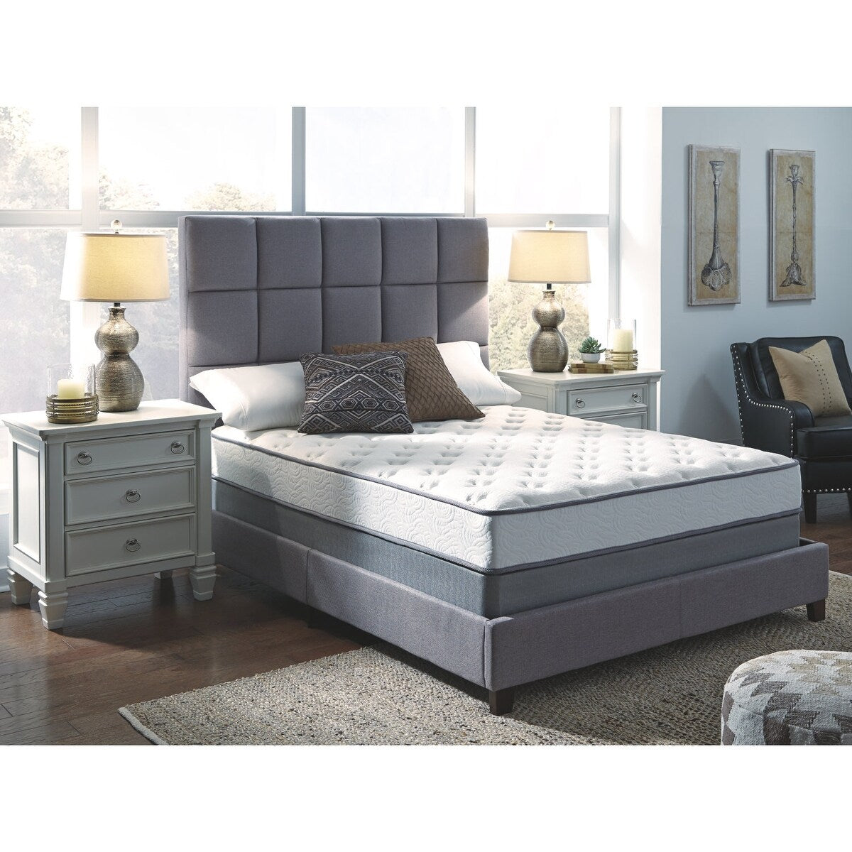 Materasso Queen Size da 8 pollici Signature Design by Ashley Tori Ltd - Bianco