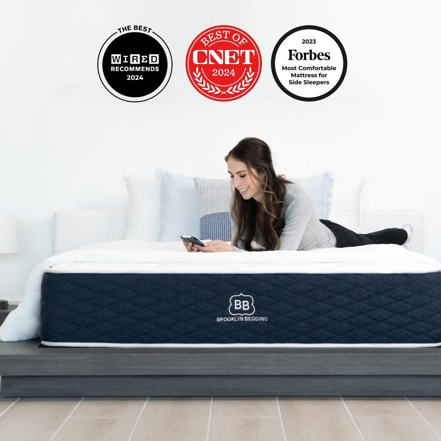 Materasso ibrido Brooklyn Bedding Signature 11 con schiuma comfort