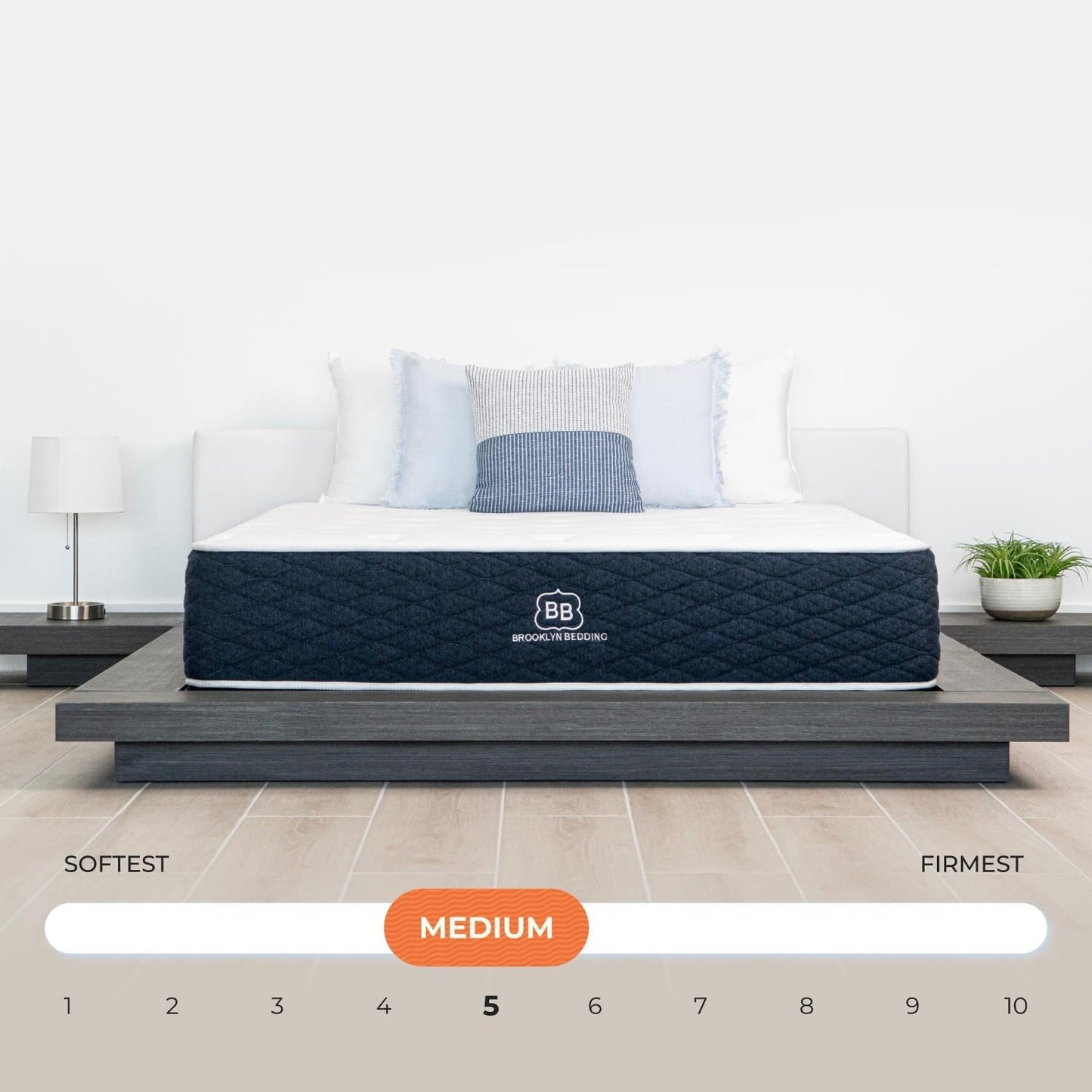 Materasso ibrido Brooklyn Bedding Signature 11 con schiuma comfort