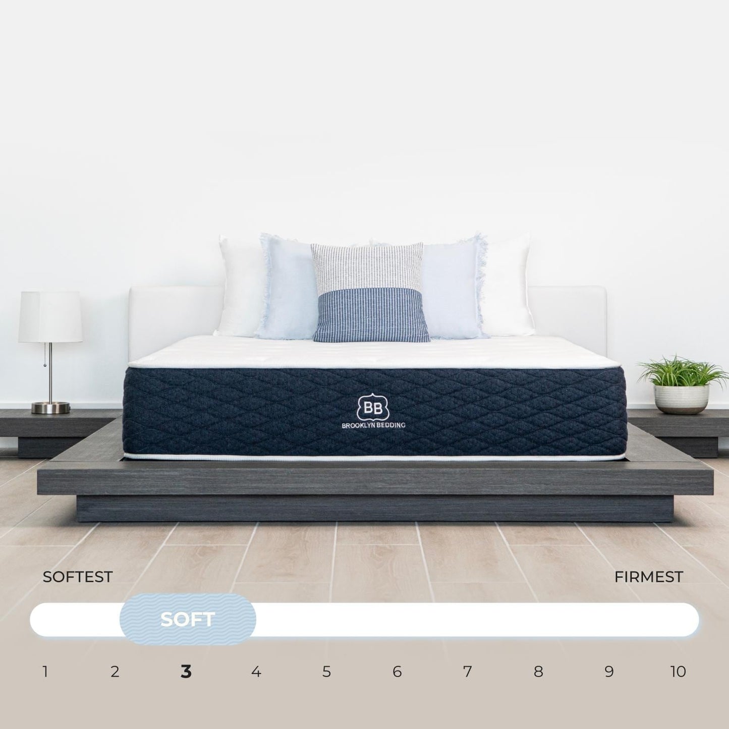 Materasso ibrido Brooklyn Bedding Signature 11 con schiuma comfort