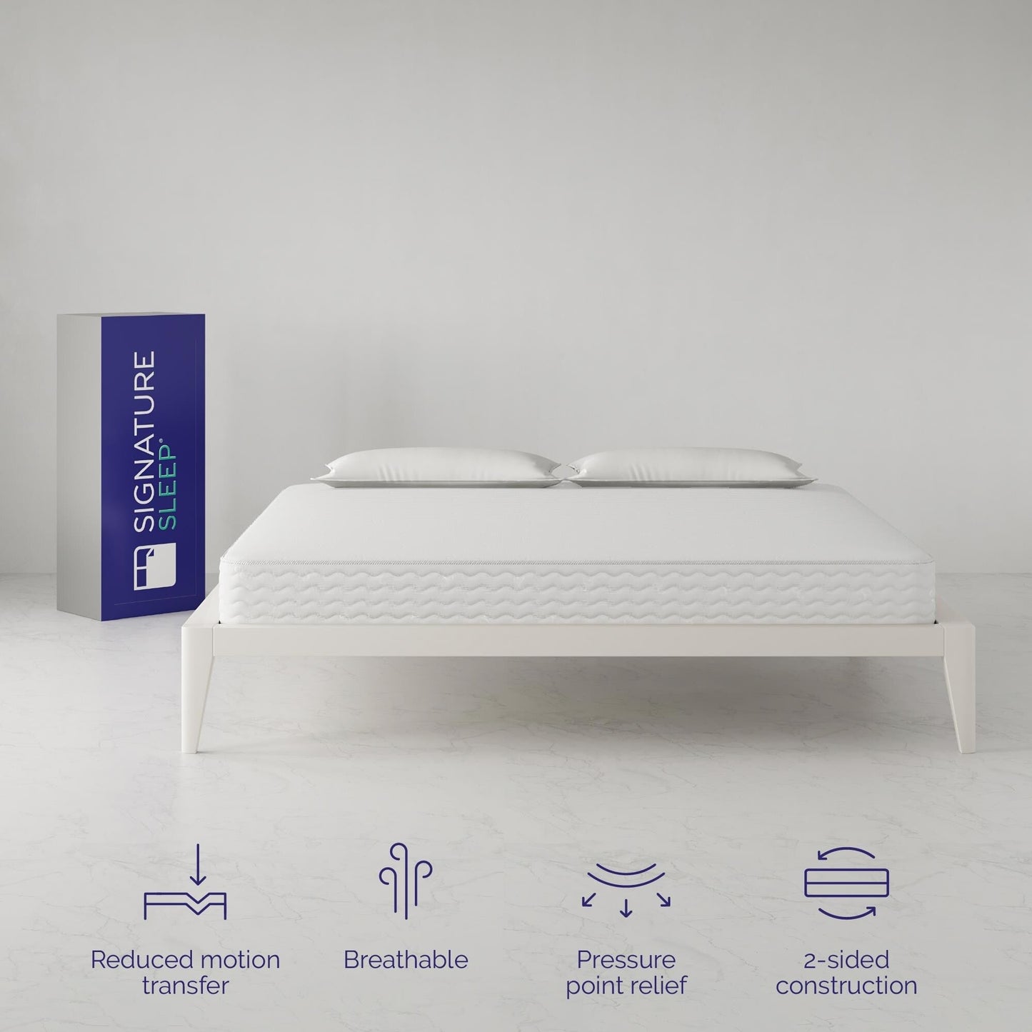 Materasso a molle insacchettate reversibile Signature Sleep Contour 8