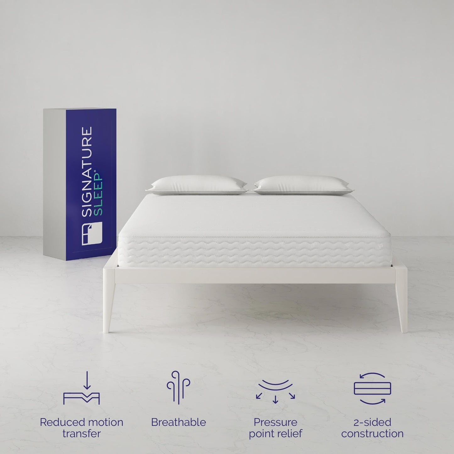 Materasso a molle insacchettate reversibile Signature Sleep Contour 8