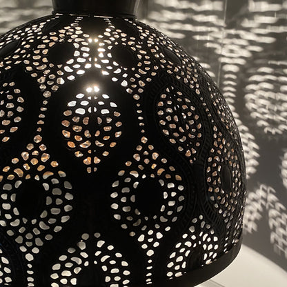 Lampada a sospensione con paralume in metallo bronzo antico Sigrid River of Goods - 11 x 11 x 11,25/70,25