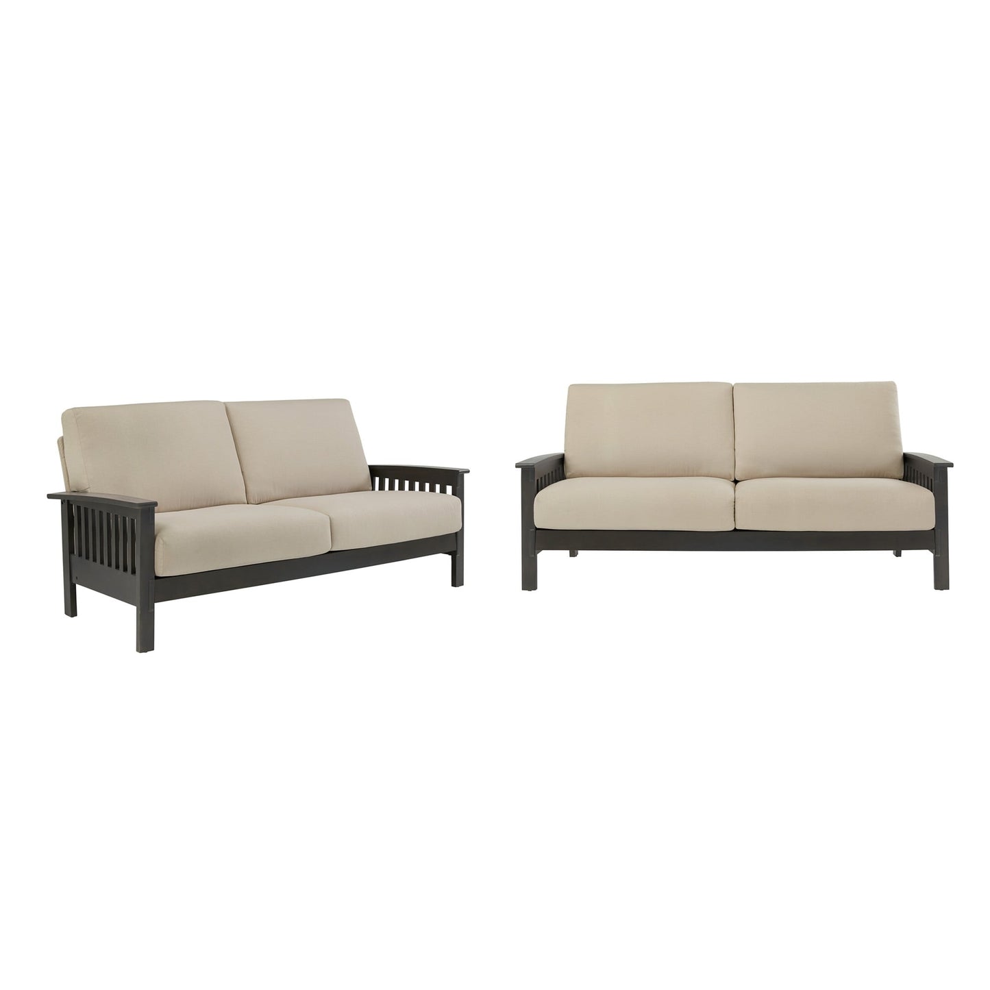 Divano in legno in stile missione Sigulda