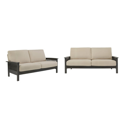 Divano in legno in stile missione Sigulda