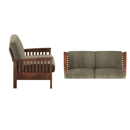 Divano in legno in stile missione Sigulda