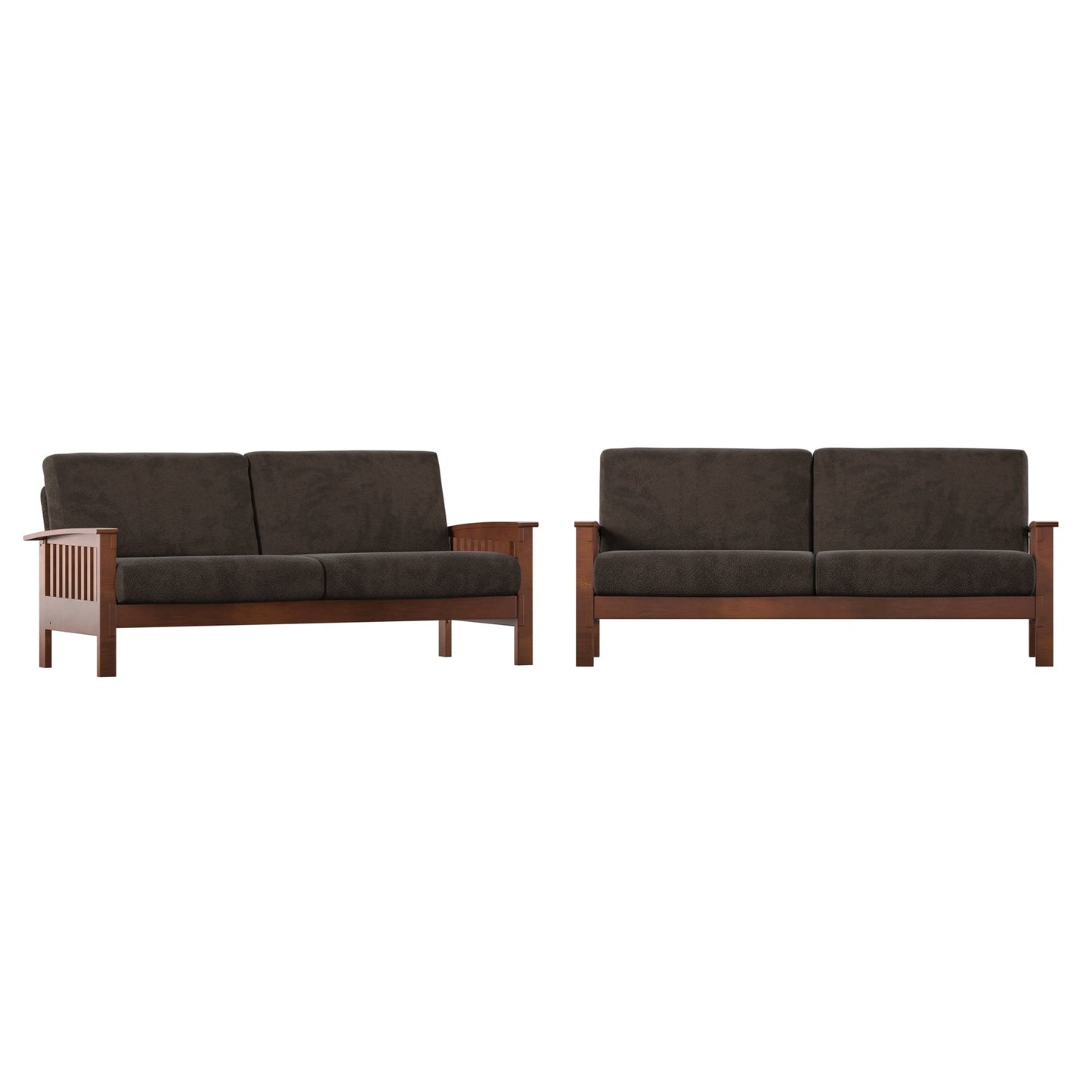 Divano in legno in stile missione Sigulda