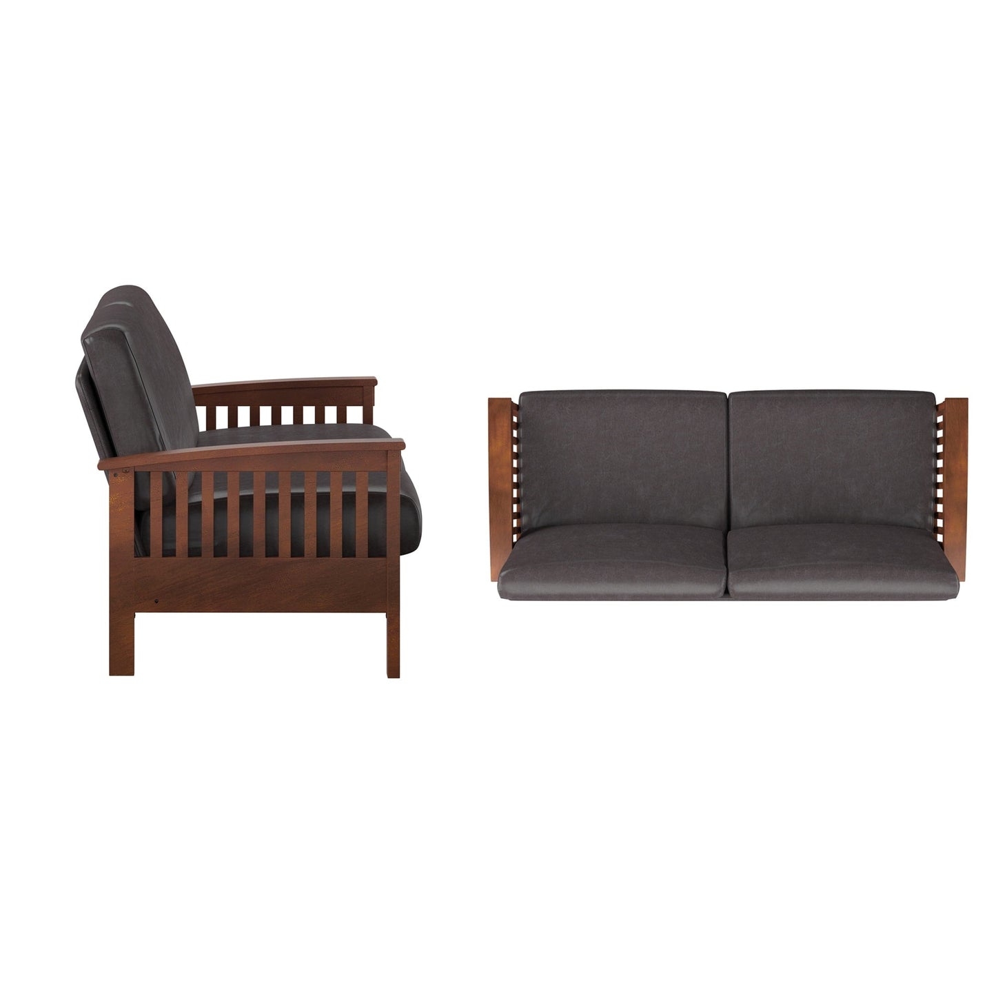 Divano in legno in stile missione Sigulda