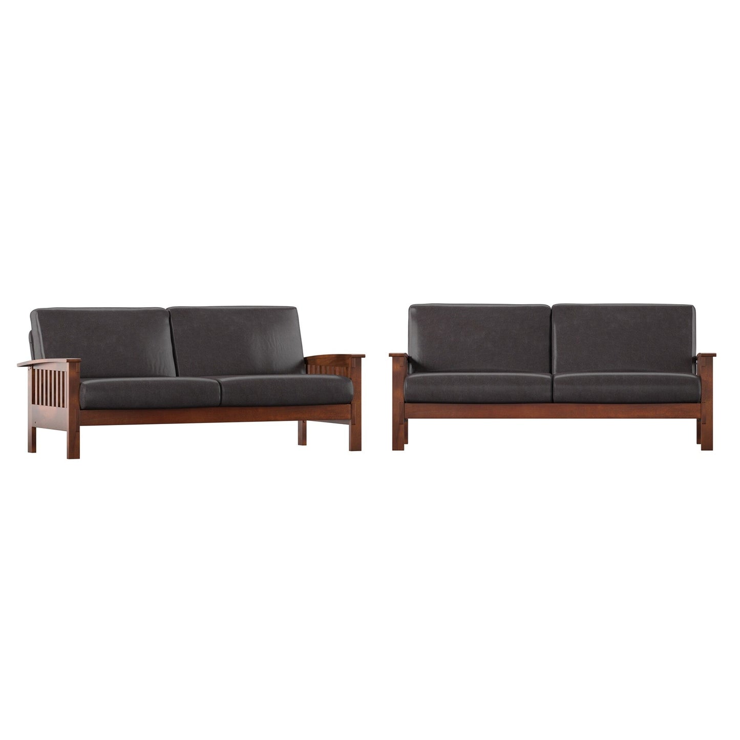 Divano in legno in stile missione Sigulda