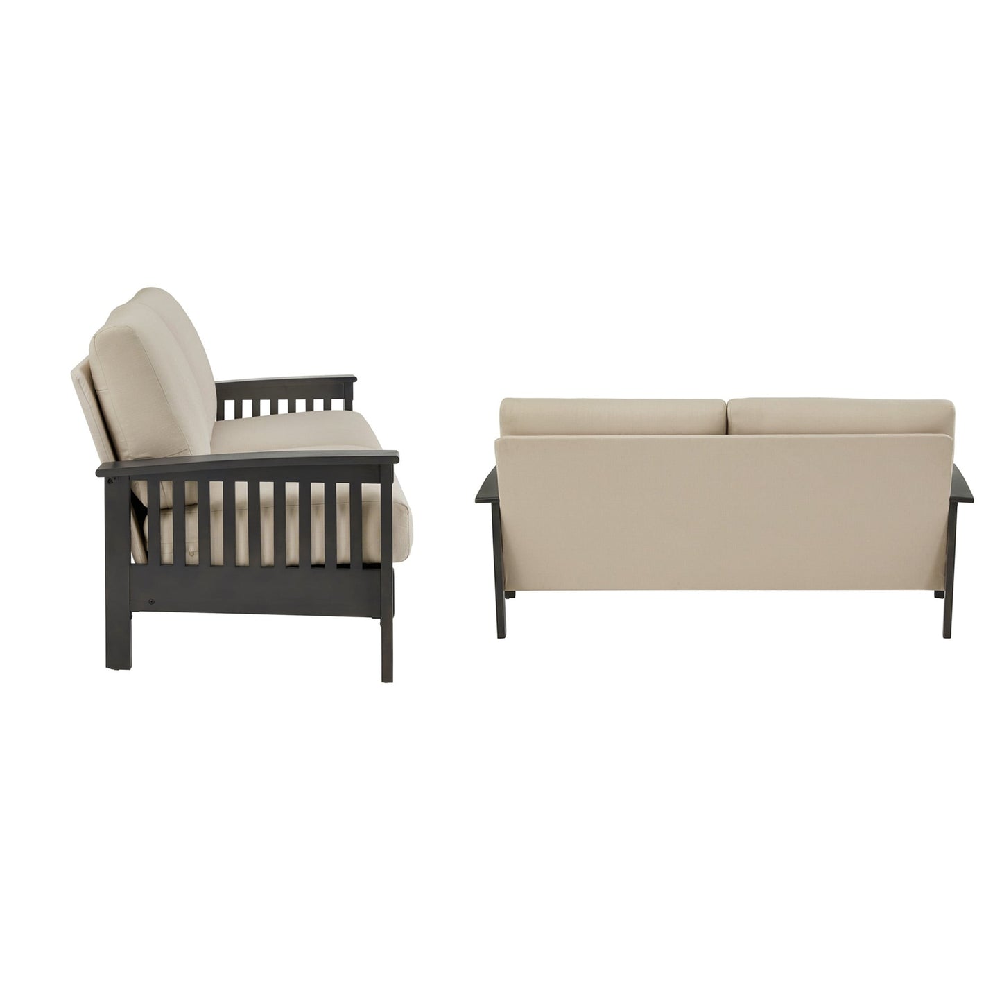 Divano in legno in stile missione Sigulda