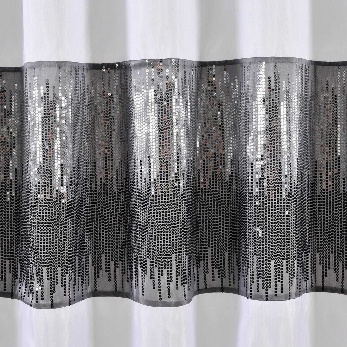 Tenda da doccia bicolore Gregor Silver Orchid Abstract Night Sky