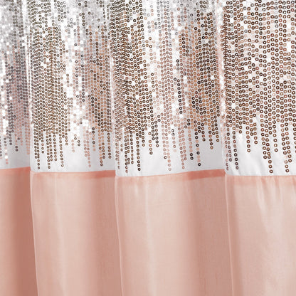 Tenda da doccia bicolore Gregor Silver Orchid Abstract Night Sky