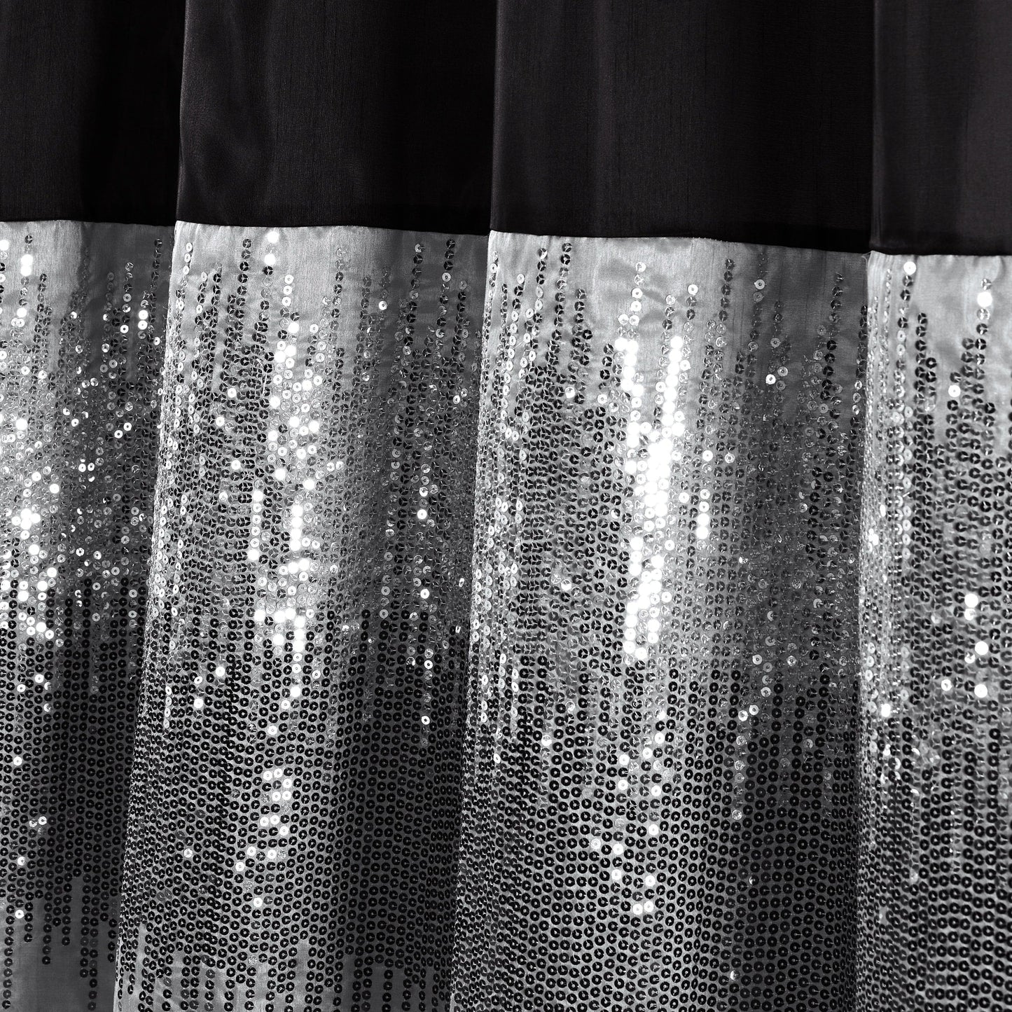 Tenda da doccia bicolore Gregor Silver Orchid Abstract Night Sky