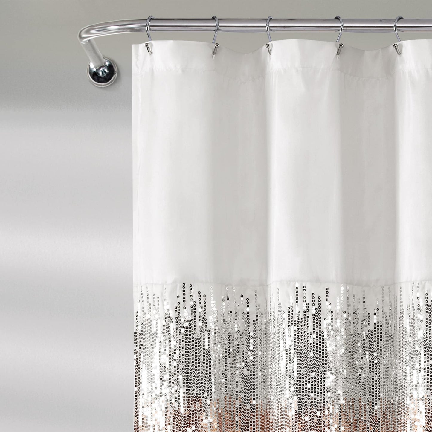 Tenda da doccia bicolore Gregor Silver Orchid Abstract Night Sky