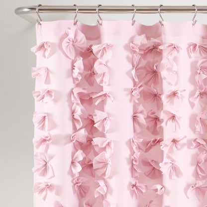 Tenda da doccia in poliestere Sterling Silver Orchid