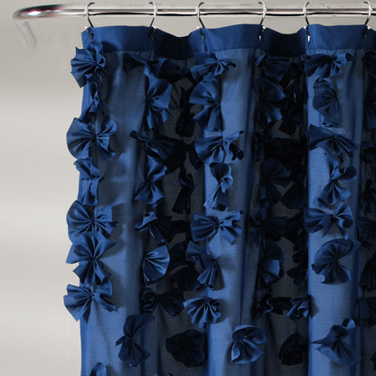 Tenda da doccia in poliestere Sterling Silver Orchid