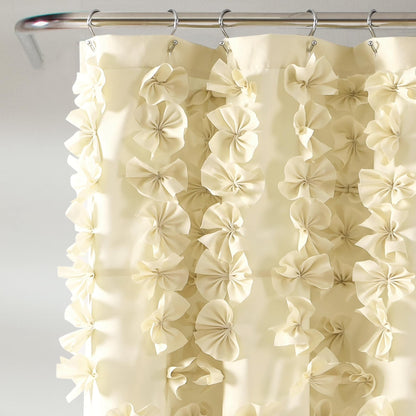 Tenda da doccia in poliestere Sterling Silver Orchid