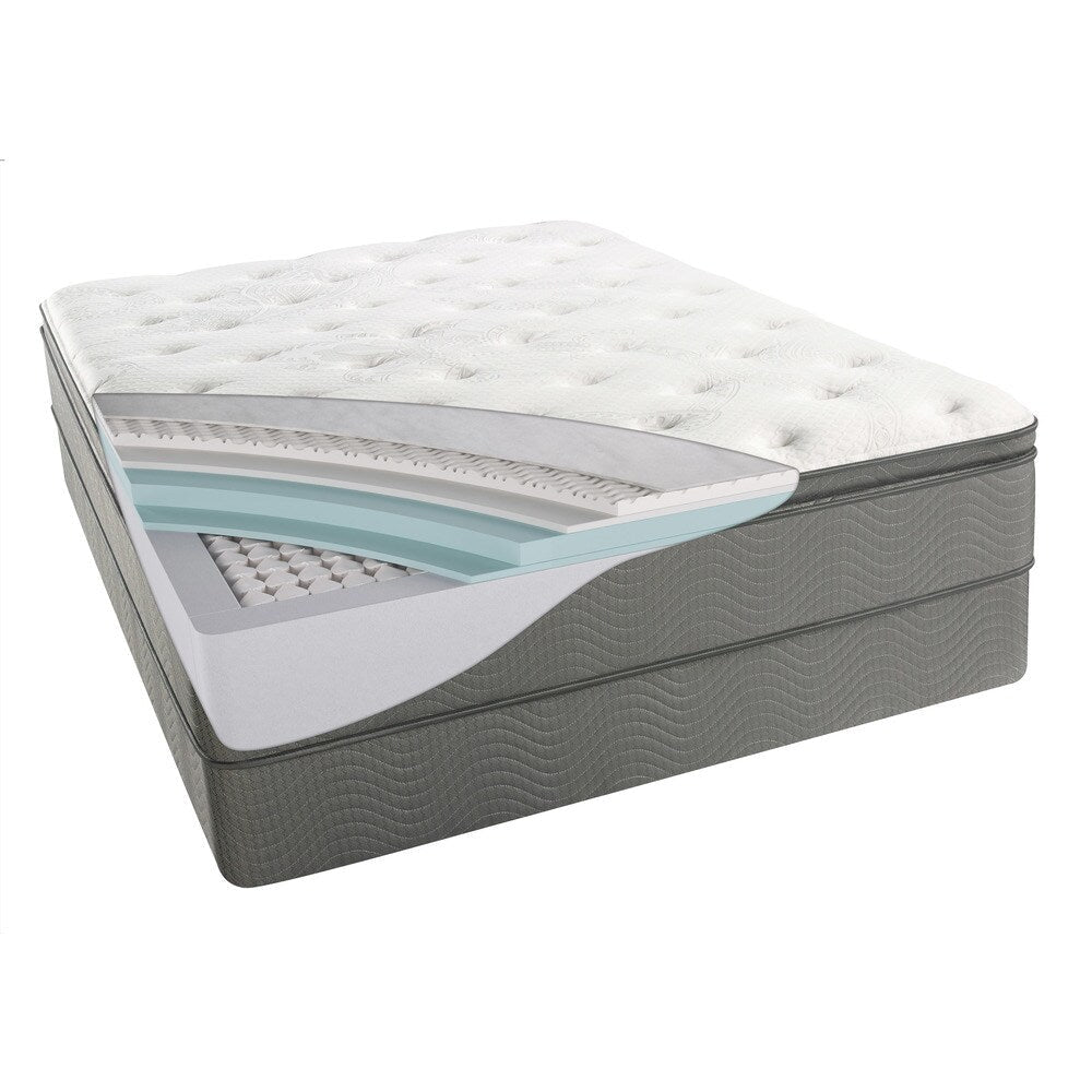 Materasso Simmons BeautySleep Coral Reef Landing Luxury Firm Pillow Top California King-size - N/D