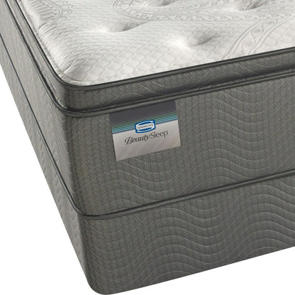 Set di materassi Simmons Beautysleep Dana Point Pillow Top da 14 pollici, misura XL, misura singola - N/D