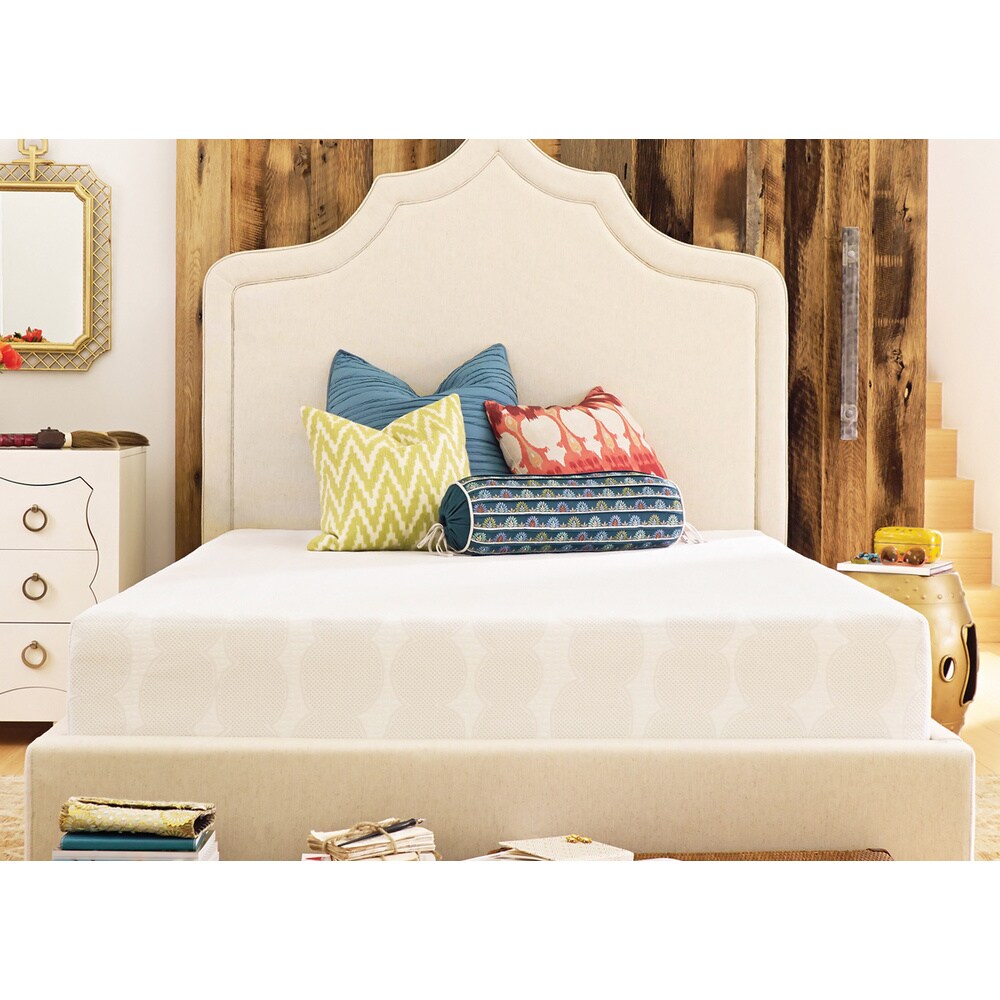 Materasso in memory foam gel Simmons Curv Nap Time da 9 pollici, morbido e compatto, per letto singolo 