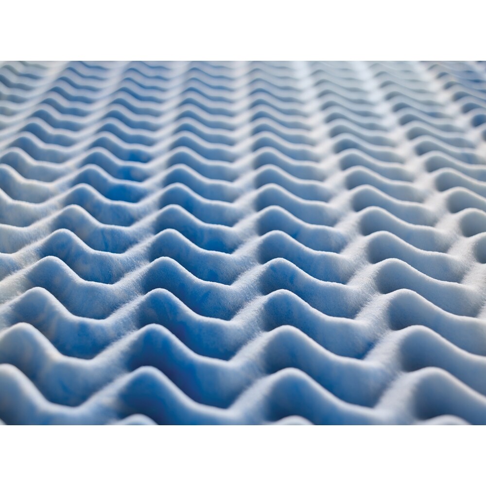 Materasso in memory foam gel Simmons Curv Nap Time da 9 pollici, morbido e compatto, per letto singolo 