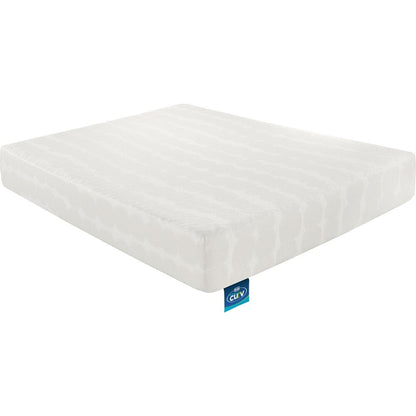 Materasso in memory foam gel Simmons Curv Nap Time da 9 pollici, morbido e compatto, per letto singolo 
