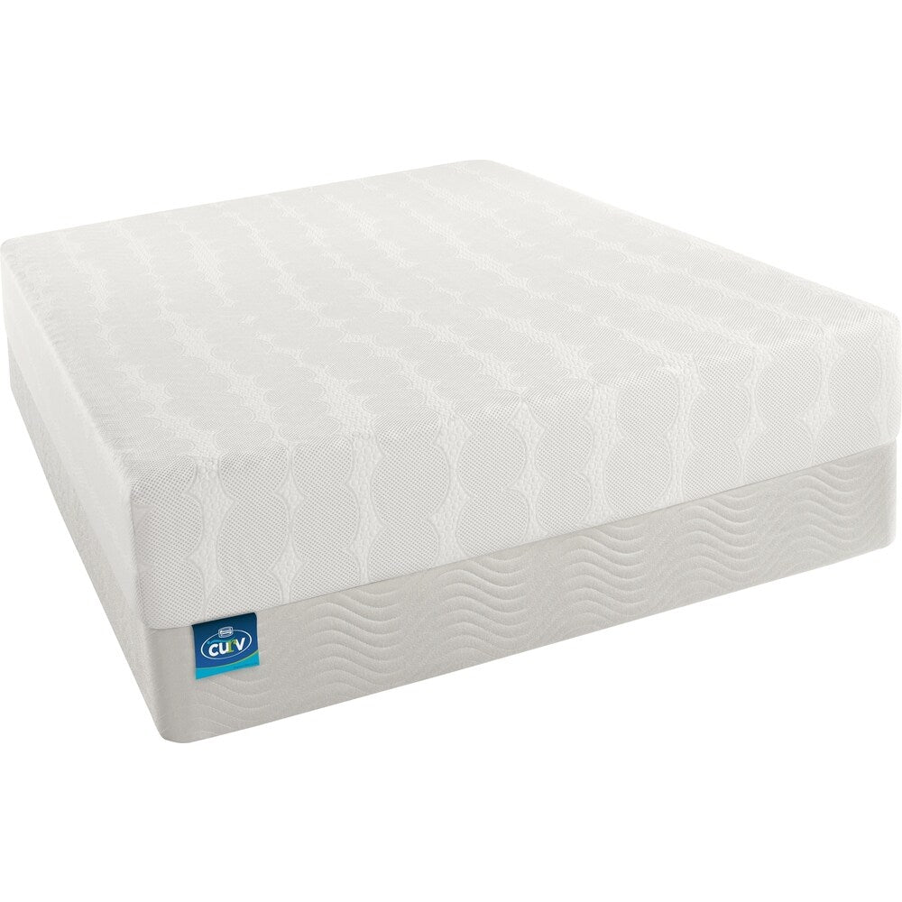 Materasso in memory foam gel Simmons Curv Nap Time da 9 pollici, morbido e compatto, per letto singolo 