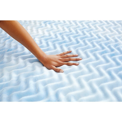 Materasso in memory foam gel Simmons Curv Nap Time da 9 pollici, morbido e compatto, per letto singolo 