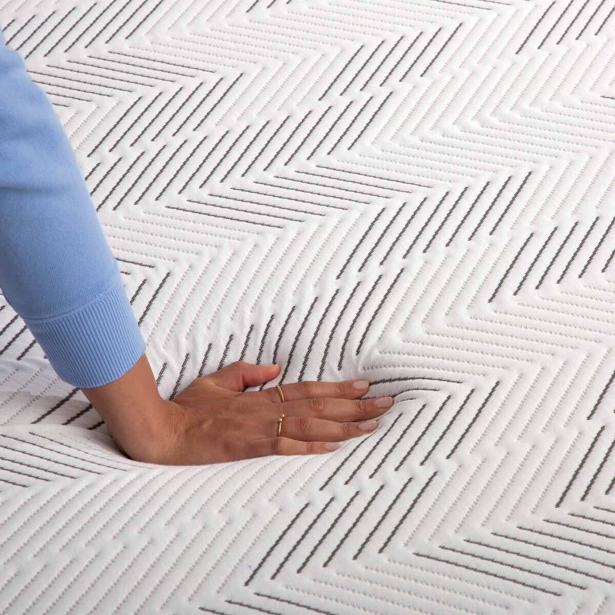 Collezione Simmons PeacefulSleep - Materasso rigido ibrido bianco 11