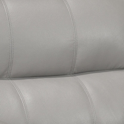 Divano imbottito in gel di pelle Simon