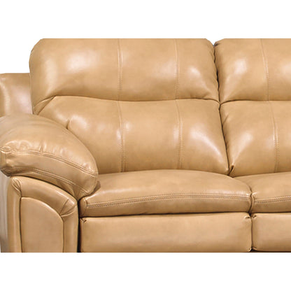 Divano imbottito in gel di pelle Simon